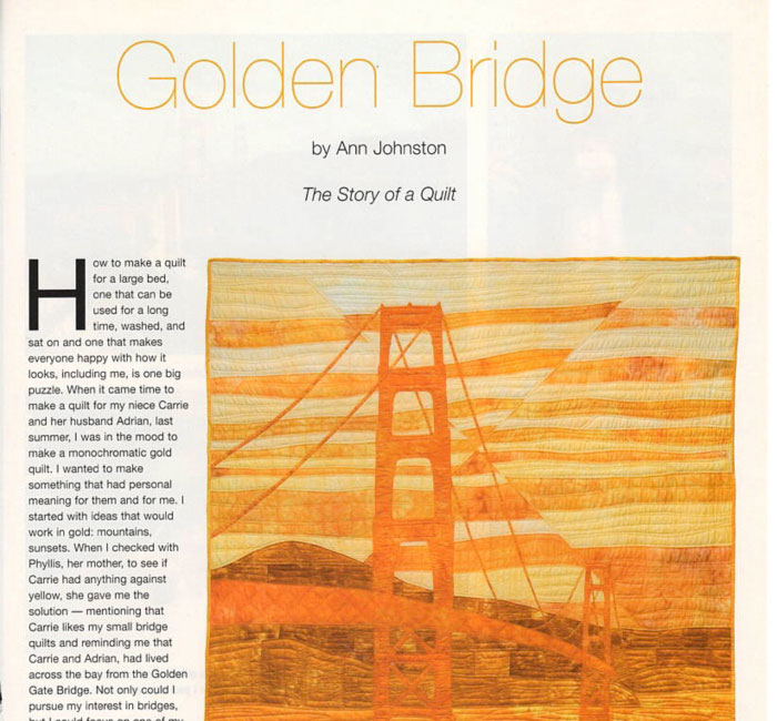Making Golden Bridge
