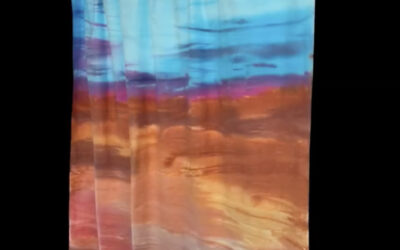 New Video “How to create color blends with dye, Part 1: pour on wrinkled fabric”