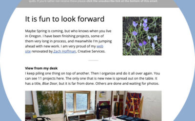 February 2026 Newsletter-“It’s fun looking forward”