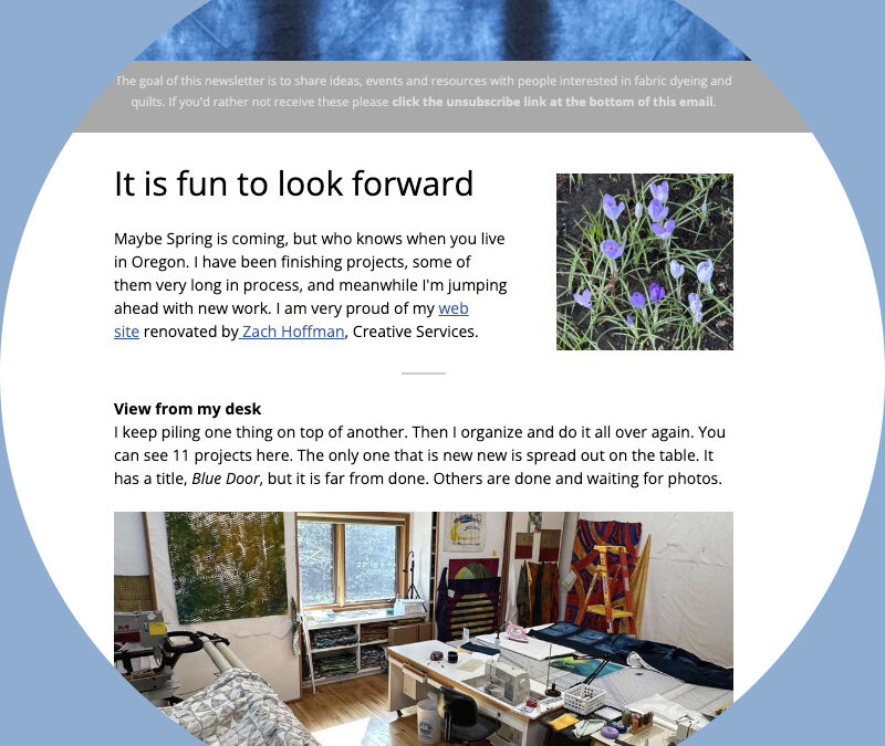 February 2026 Newsletter-“It’s fun looking forward”