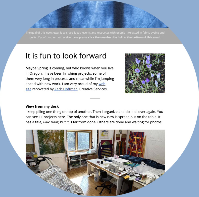 It's fun looking forward and more text