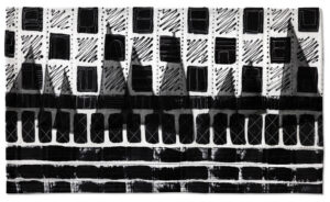 full quilt, black and White shapes